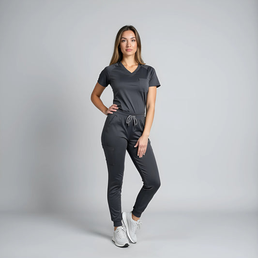 Amara Performance Scrub Top 2.0 Gray