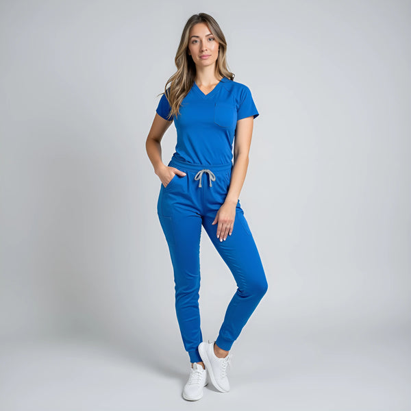 Model in scrubs