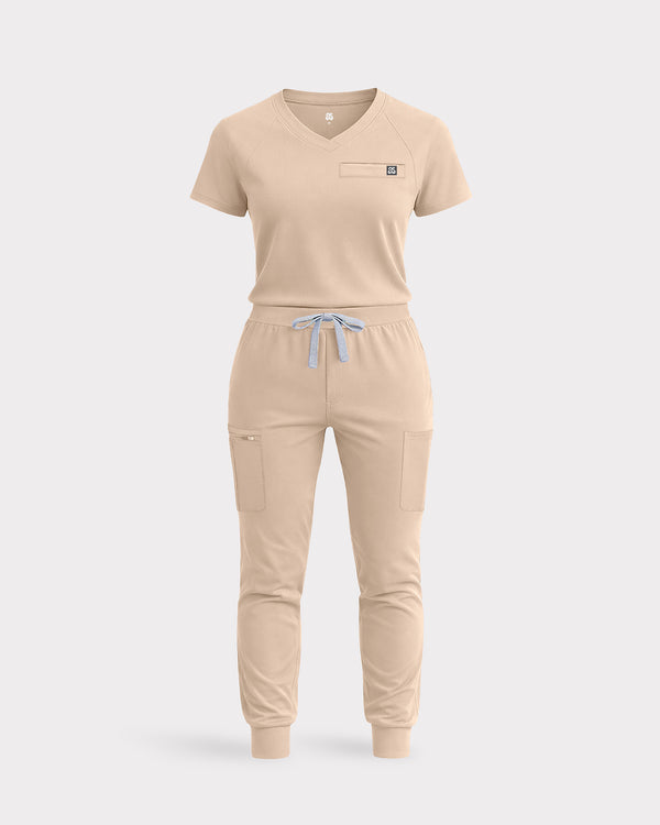 Model in scrubs