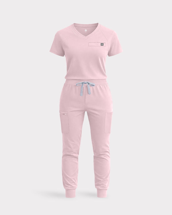 Model in scrubs