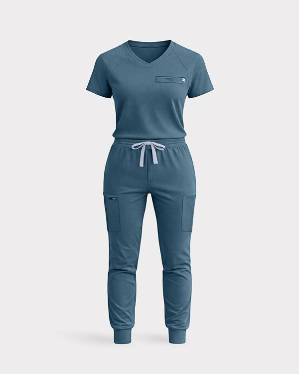Model in scrubs