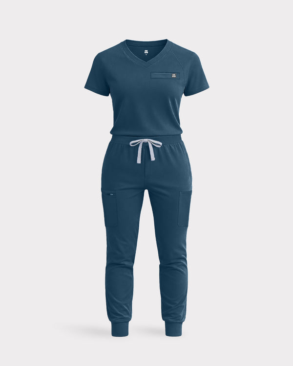 Model in scrubs