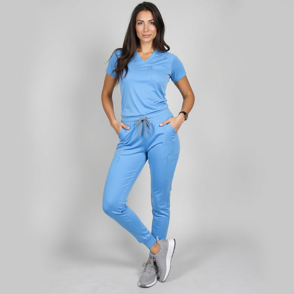 Model in scrubs