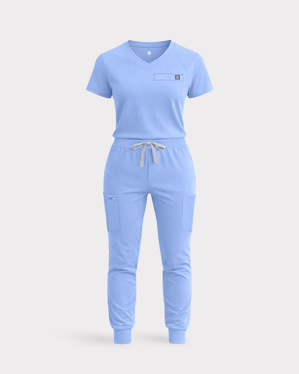 Model in scrubs