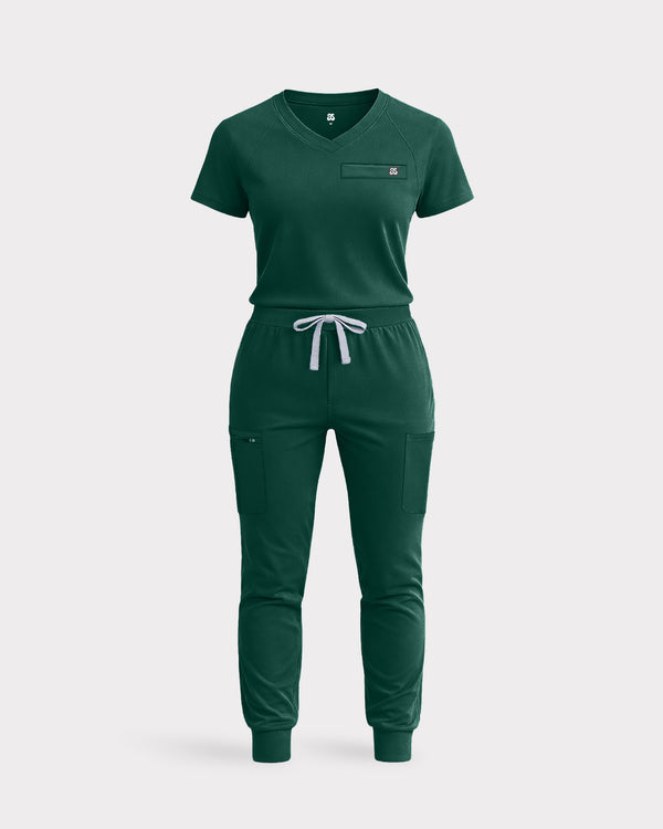 Model in scrubs