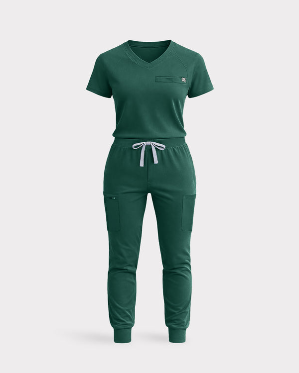 Model in scrubs