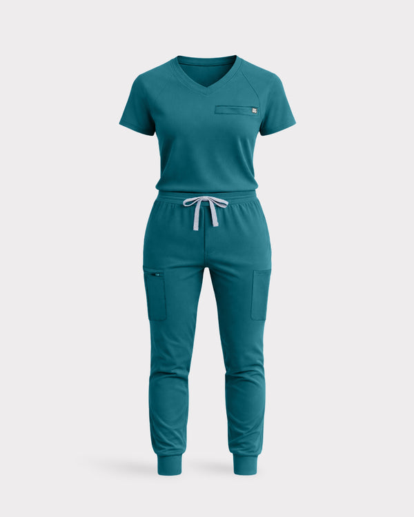 Model in scrubs