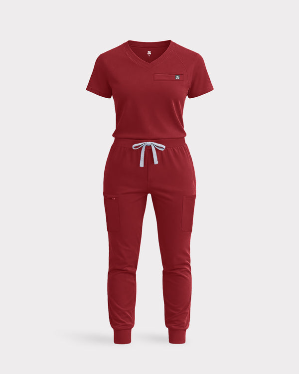 Model in scrubs