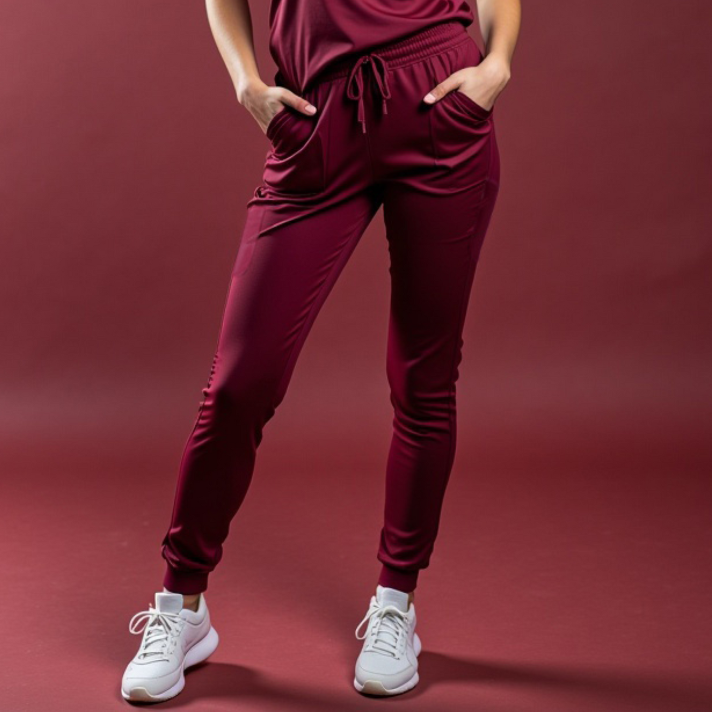 Women's Maroon Jogger