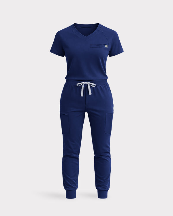 Model in scrubs
