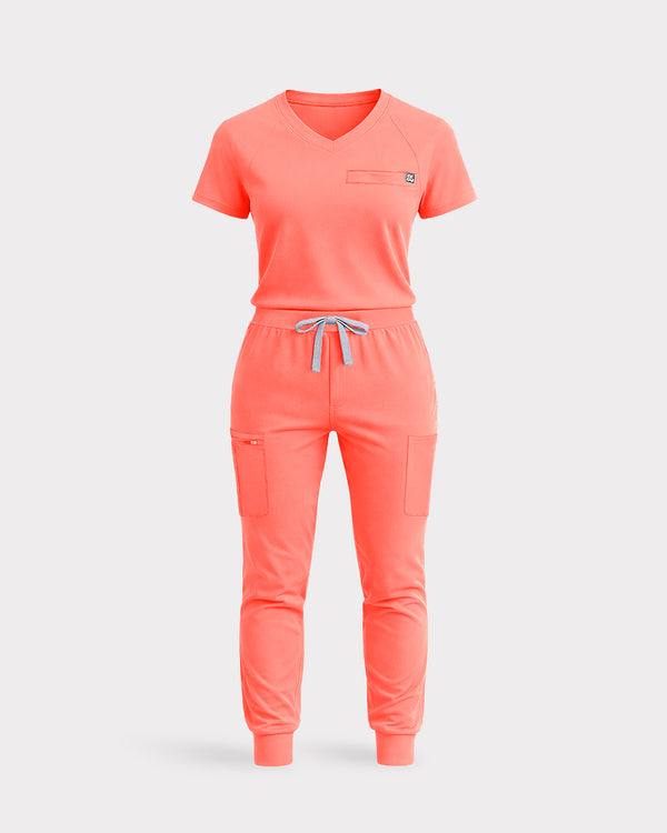 Model in scrubs