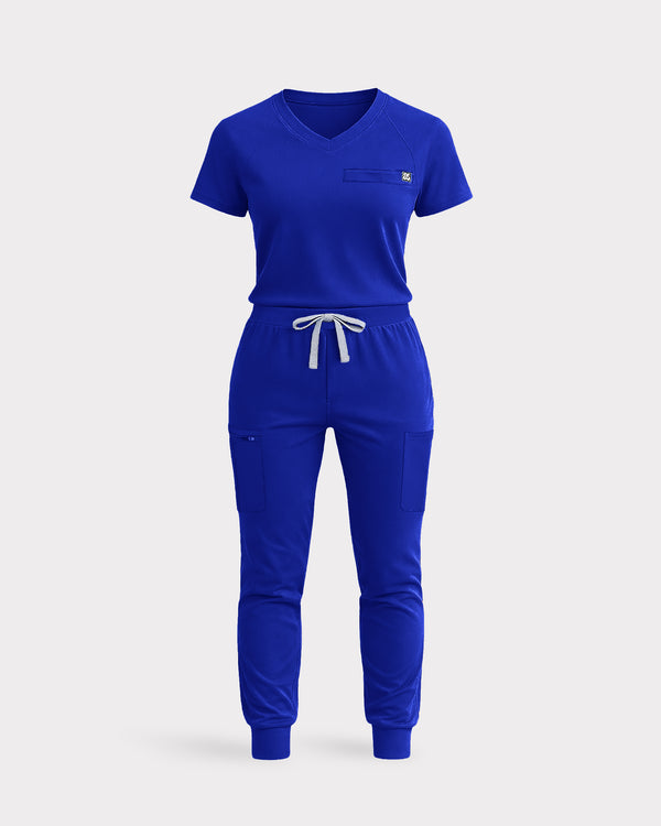 Model in scrubs