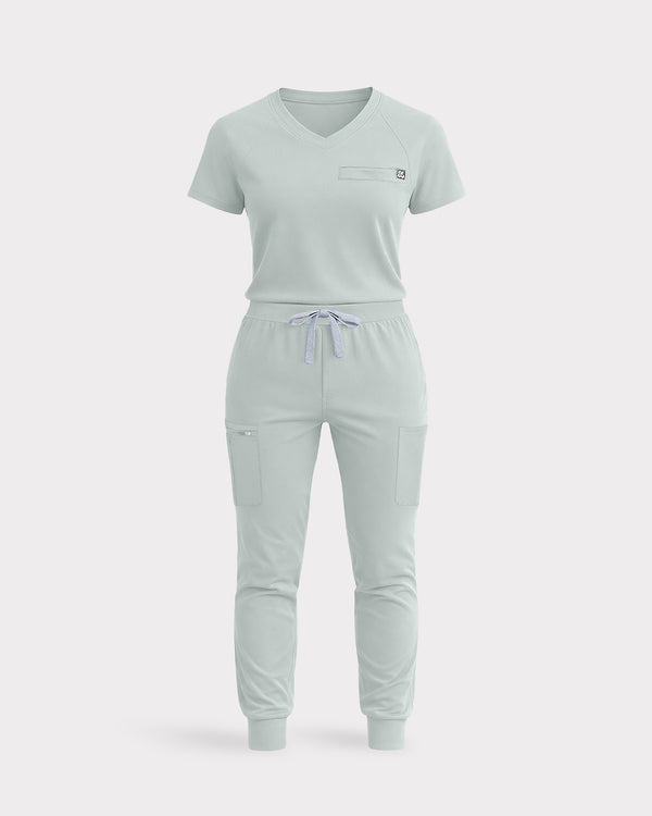 Model in scrubs