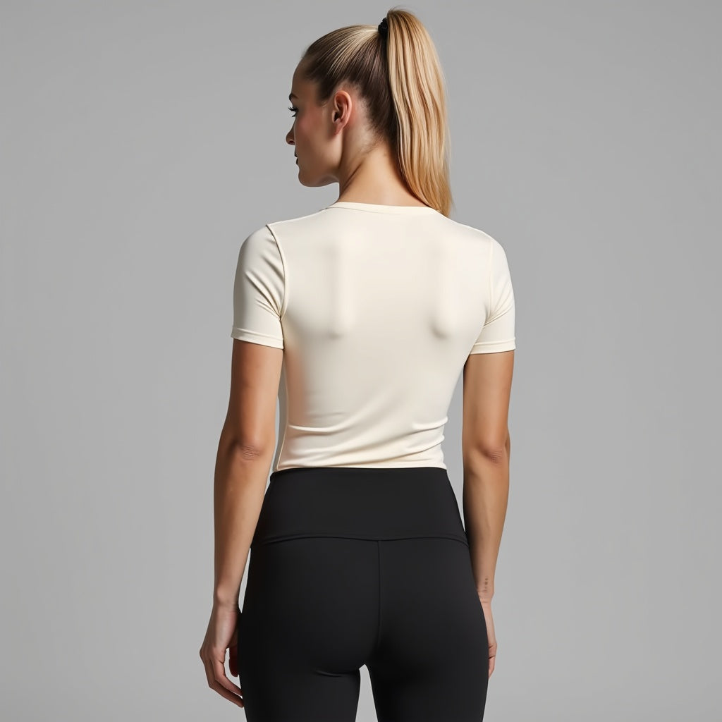 The Performance Underscrub Shortsleeve Ivory